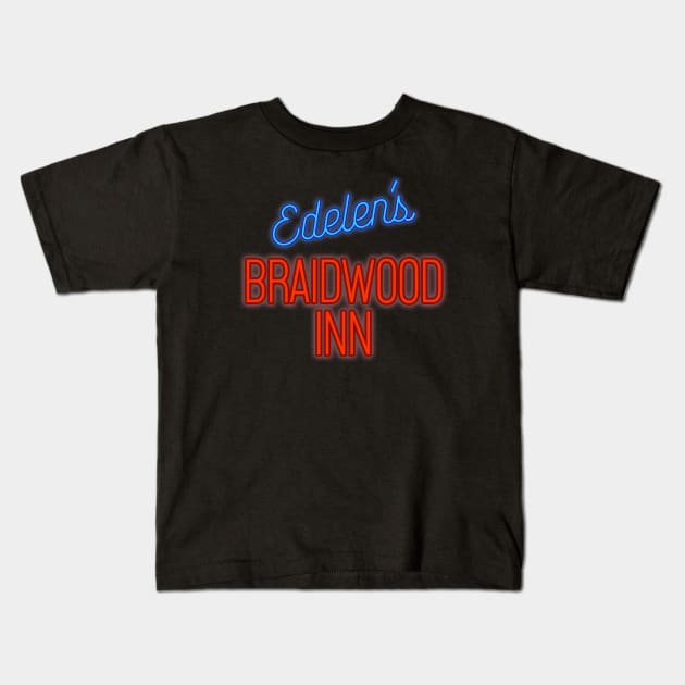 Edelen's Braidwood Inn Kids T-Shirt by Vandalay Industries